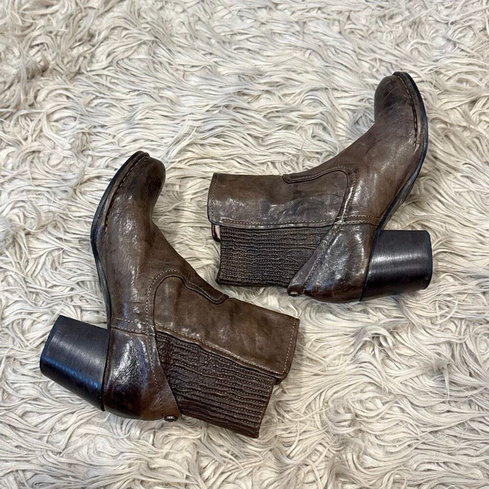 Frye Lucinda scrunch short boots size 6.5 - Picture 7 of 8